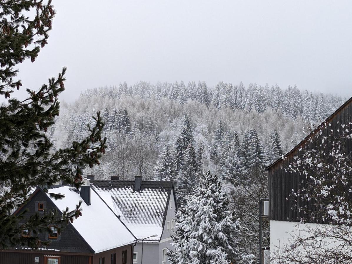 Ferienwohnungen Zauberberg, Schneehase & Glitzerhirsch Oberwiesenthal Eksteriør billede